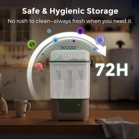 Momcozy BS04 4-in-1 buteliukų sterilizatorius su džiovykle