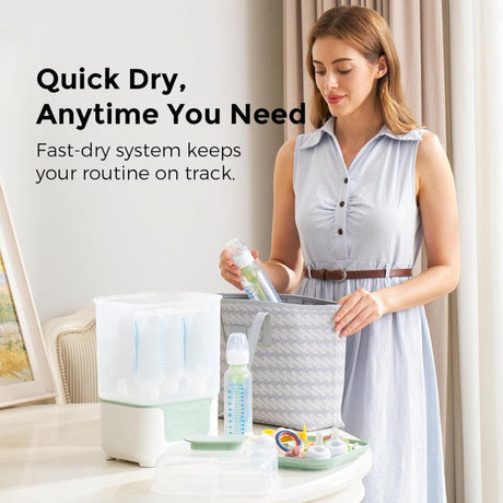 Momcozy BS04 4-in-1 buteliukų sterilizatorius su džiovykle