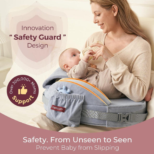 Momcozy CozyPro maitinimo pagalvė, grey