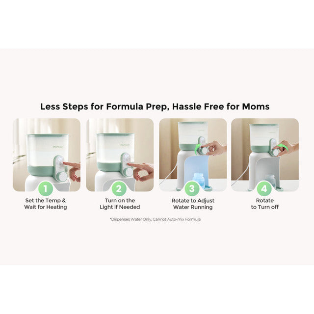 Momcozy Dual Lights vandens šildytuvas naktiniams maitinimams