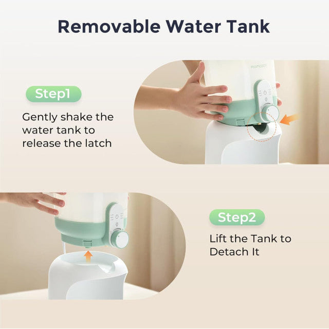 Momcozy Dual Lights vandens šildytuvas naktiniams maitinimams