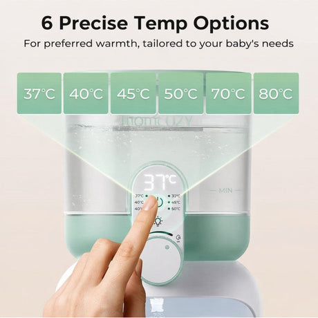 Momcozy Dual Lights vandens šildytuvas naktiniams maitinimams