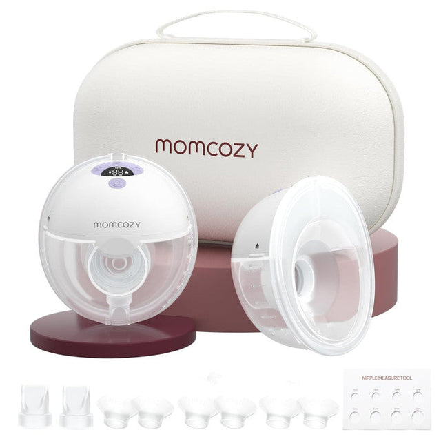Momcozy dvigubas nešiojamas belaidis pientraukis M5, purpurinis