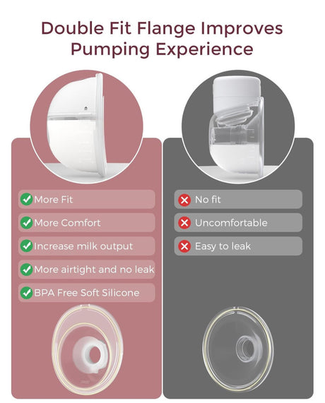 Momcozy dvigubas nešiojamas belaidis pientraukis M5, purpurinis