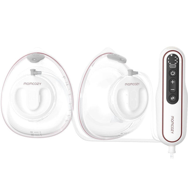 Momcozy dvigubas nešiojamas belaidis pientraukis V2