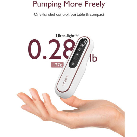 Momcozy dvigubas nešiojamas belaidis pientraukis V2