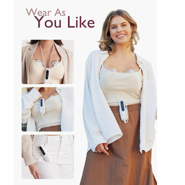 Momcozy dvigubas nešiojamas belaidis pientraukis V2