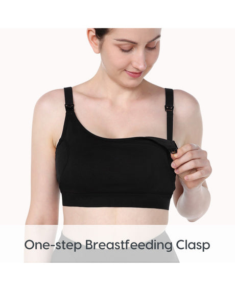 Momcozy elektrinio pientraukio laisvų rankų liemenėlė, juoda YN08