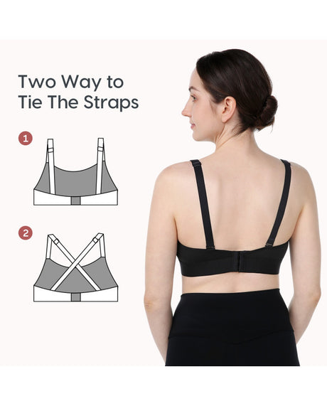 Momcozy elektrinio pientraukio laisvų rankų liemenėlė, juoda YN08