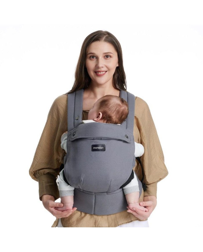 Momcozy ergonominė kūdikių nešioklė, pilka
