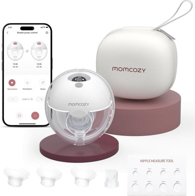 Momcozy M5 Smart nešiojamas belaidis pientraukis Grey