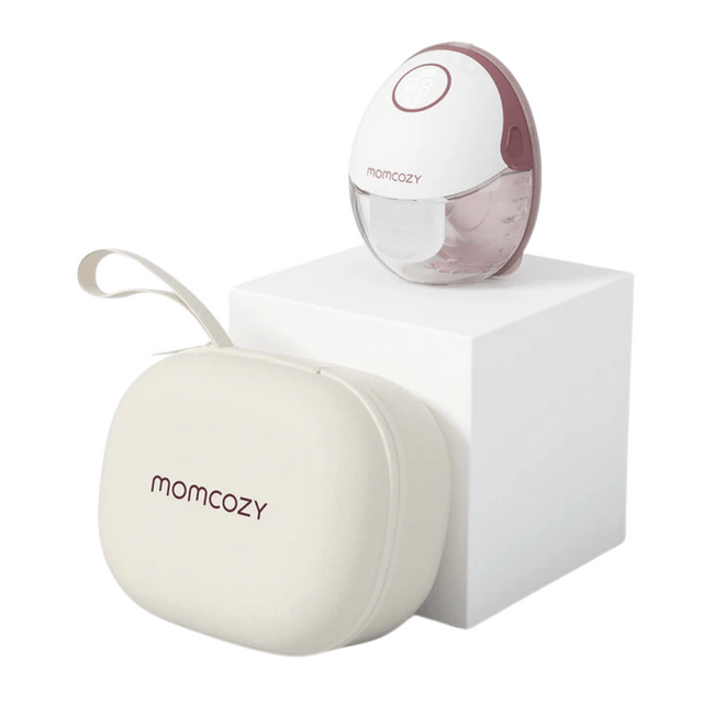 Momcozy nešiojamas belaidis pientraukis M6 rausvas