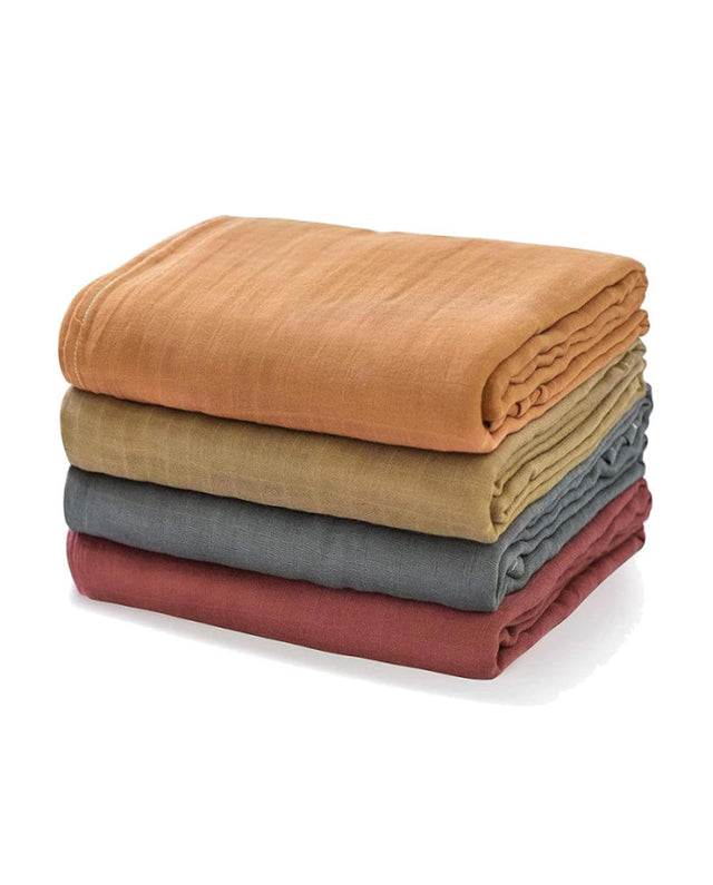 Momcozy muslino vystyklai kūdikiui, 4 vnt., 120 × 120 cm, Brown