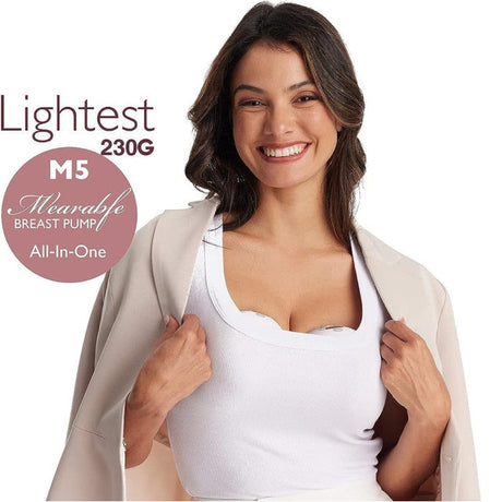 Momcozy nešiojamas belaidis pientraukis M5