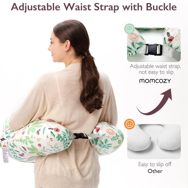 Momcozy prisitaikanti maitinimo pagalvė, green forest