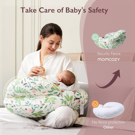 Momcozy prisitaikanti maitinimo pagalvė, green forest