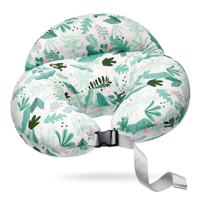 Momcozy prisitaikanti maitinimo pagalvė, green leaves