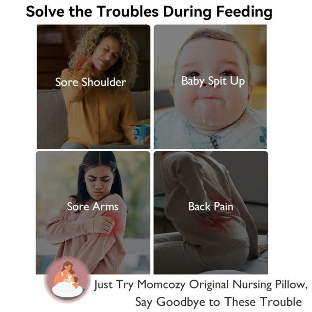 Momcozy prisitaikanti maitinimo pagalvė, safari animals