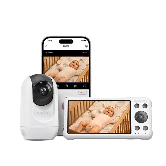 Momcozy smart 5.0 colių video auklė BM04 su wifi funkcija