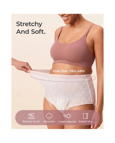Momcozy vienkartinės kelnaitės po gimdymo, 12 vnt.
