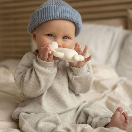 Uus Moonie 2.0 orgaaniline sumisev karu - cappuccino unepadi helisalvestusfunktsiooniga 