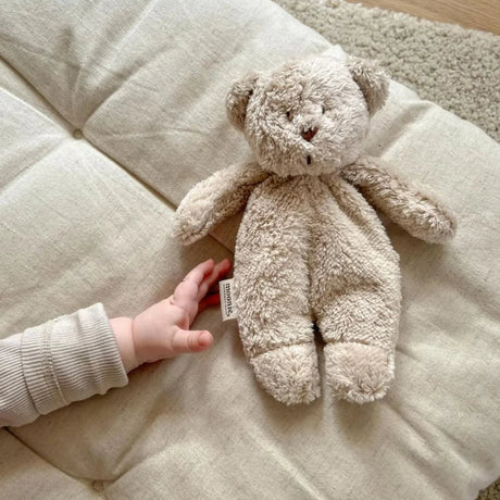 Uus Moonie 2.0 orgaaniline sumisev karu - cappuccino unepadi helisalvestusfunktsiooniga 