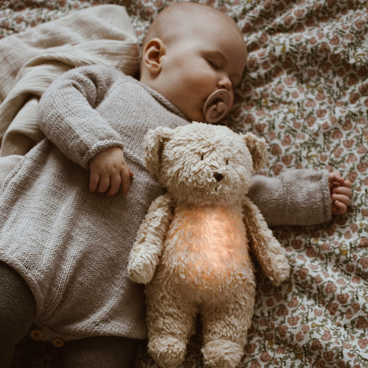 Naujasis Moonie 2.0 migdukas Organic Humming Bear - Polar su garso įrašymo funkcija