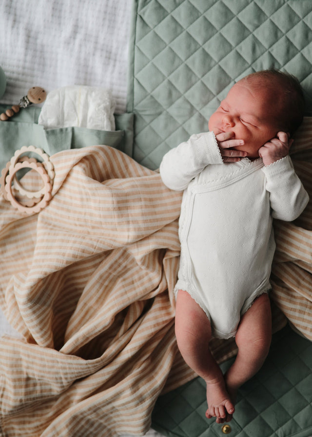 Mushie muslino vystyklas iš organinės medvilnės Sun