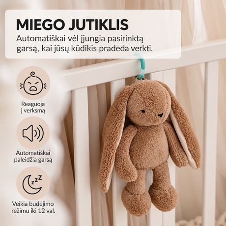 myHummy 5in1 migdukas-šildyklė Zuikis rožinis