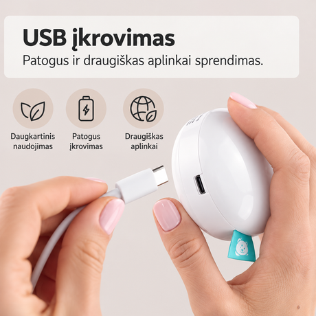 myHummy 5in1 migdukas-šildyklė Zuikis rožinis