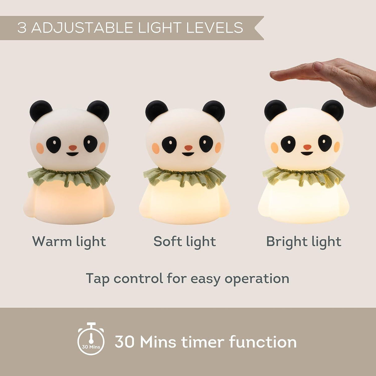 Taf Toys naktinė lemputė Little Panda