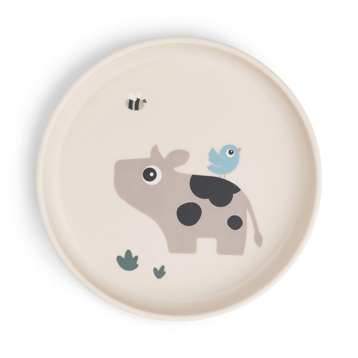 Done by Deer neslystanti lėkštė Foodie Tiny farm Sand