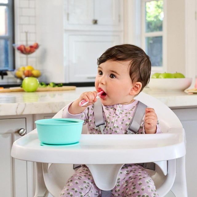 Munchkin šaukšteliai 3 vnt. Gentle Dip Pink/Purple 4 mėn.+