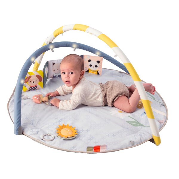 Taf Toys lavinamasis žaidimų kilimėlis su LED arkomis ir muzikine karusele
