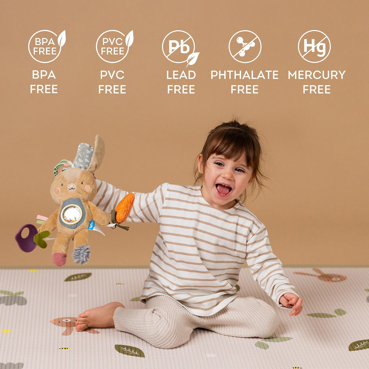 Taf Toys kahepoolne pehme raamat väikelastele "Lugu"