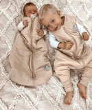 Natulino NATURALS dvisluoksnis kūdikio miegmaišis GOTS beige (smėlio spalvos)
