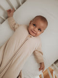 Natulino NATURALS trisluoksnis kūdikio miegmaišis GOTS beige (smėlio spalvos)