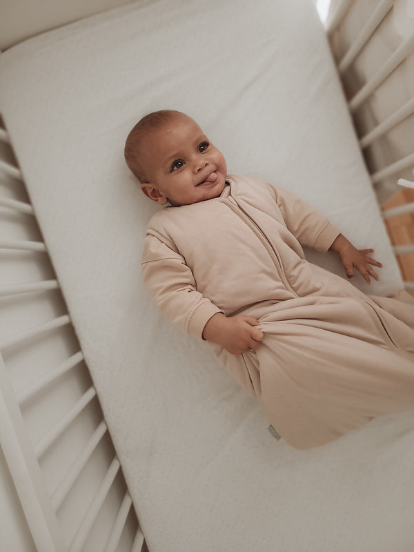 Natulino NATURALS trisluoksnis kūdikio miegmaišis beige (smėlio spalvos)