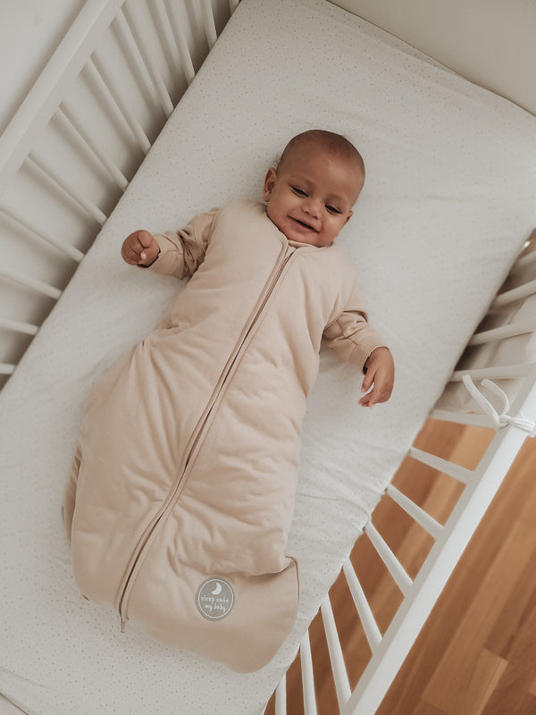 Natulino NATURALS viensluoksnis kūdikio miegmaišis beige (smėlio spalvos)