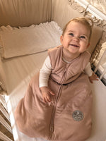 Natulino NATURALS dvisluoksnis kūdikio miegmaišis GOTS powder pink (rausvos spalvos)