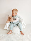 Natulino NATURALS LITTLE WALKERS™ viensluoksnis kūdikio miegmaišis GOTS celadon (mėtinės spalvos)