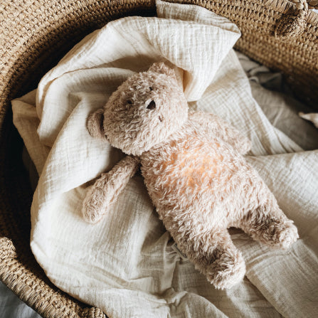 Naujasis Moonie 2.0 migdukas Organic Humming Bear - Polar su garso įrašymo funkcija