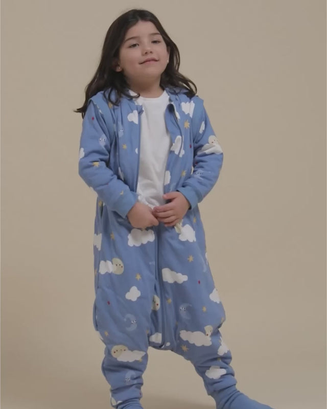 Molis&Co pižama - miegmaišis su rankovėmis, kojytėmis ir atverčiamomis kojinėmis TOG 1 Good night