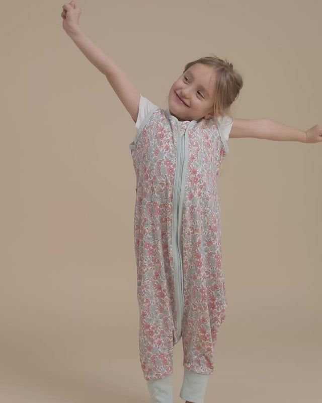 Molis&Co pižama - miegmaišis su kojytėmis TOG 0.5 Summer Bloom