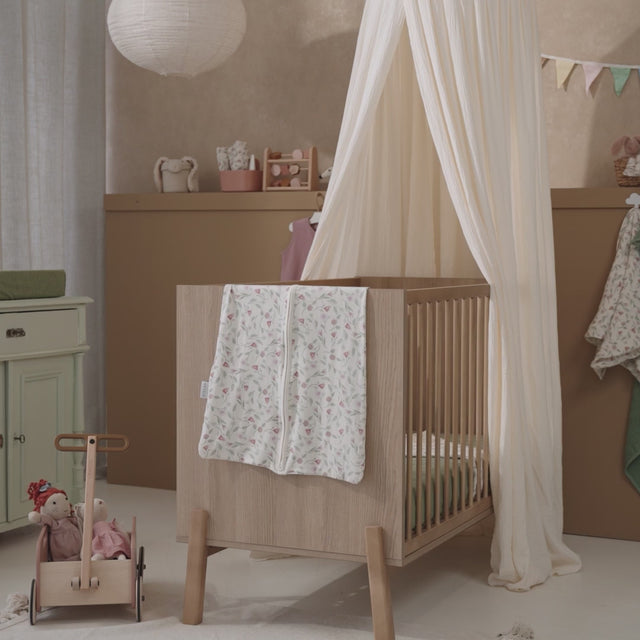 Meyco Baby medvilninis kūdikio miegmaišis Flower  Multicolour, TOG 0.3