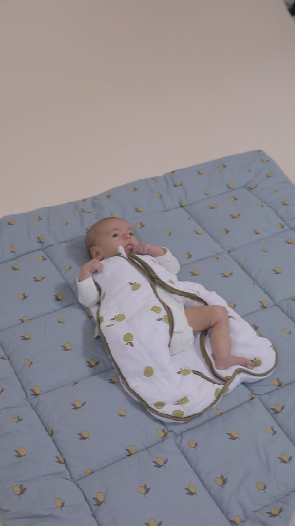 Molis&Co kūdikio miegmaišis iš bambuko muslino TOG 2.5 Apples
