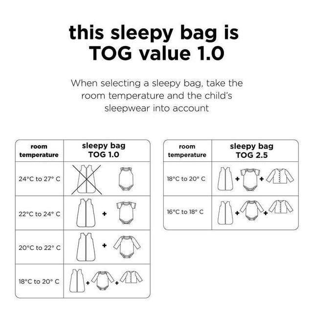 Done by Deer miegmaišis kūdikiui Tog 1.0 Playground Blue