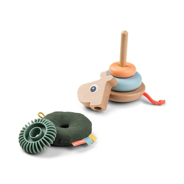 Done by Deer medinis žiedų bokštas Raffi Colour mix