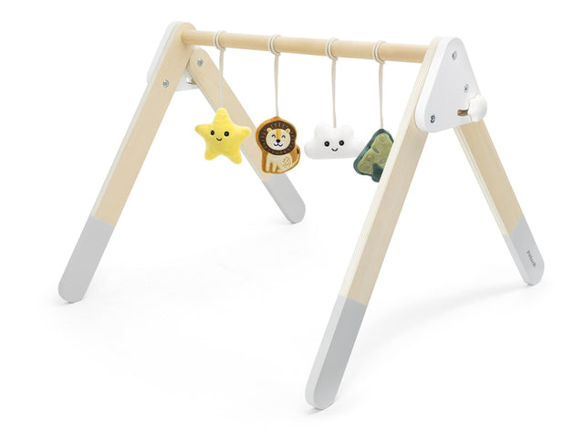 PolarB medinis medinis lankas su kabančiais žaislais Play Gym Multicolor