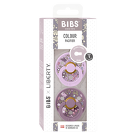 BIBS čiulptukų rinkinys 1 dydis (0 - 6 mėn.) Liberty Chamomile Lawn Violet Sky Mix